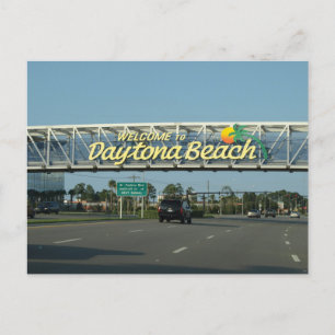 Välkommen till Daytona Beach Florida Vykort