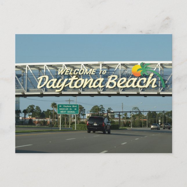 Välkommen till Daytona Beach Vykort (Framsida)
