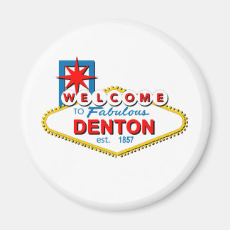 Välkommen till Denton, Texas! Magnet