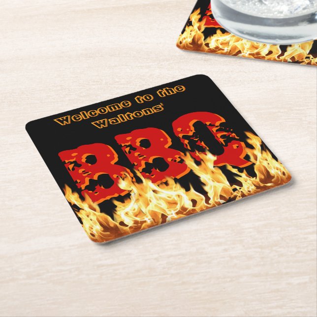 Välkommen till [Ditt Namns] BBQ Underlägg Papper Kvadrat (Vinklad)