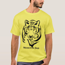 Välkommen till djungelns design t shirt