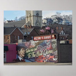 Välkommen till Dubuque, Iowa Keepsaké Souvenir Poster