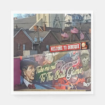 Välkommen till Dubuque, Iowa-signalen med amerikan