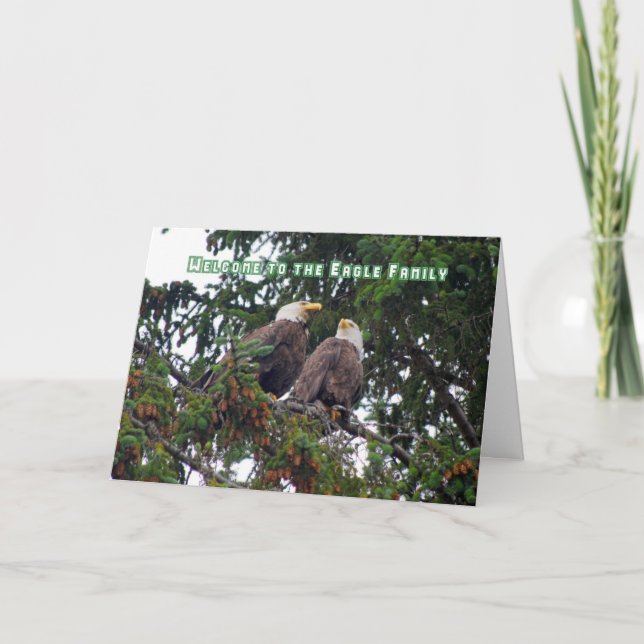 Välkommen till Eagle-familjen, Örn-kortet Kort (Framsida)