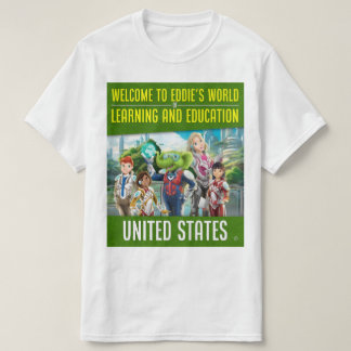 Välkommen till Eddie's World of Learning and Educa T Shirt