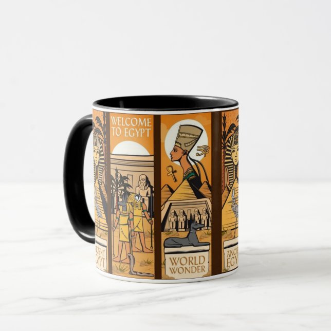 Välkommen till Egyptenen Mugg (Framsida vänster)