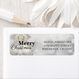 Välkommen till elegant God jul Julfest Returadress Etikett