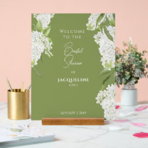 Välkommen till elegant Moss Grönt White Hydrangeas