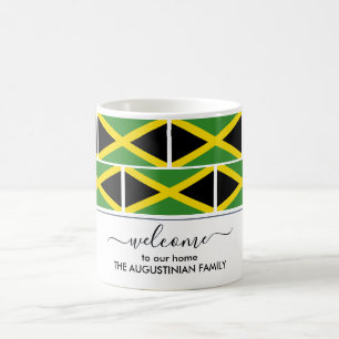 Välkommen till elegant Personlig JAMAICA FLAGGA Kaffemugg