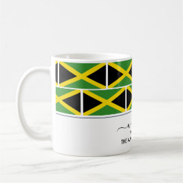 Välkommen till elegant Personlig JAMAICA FLAGGA Kaffemugg