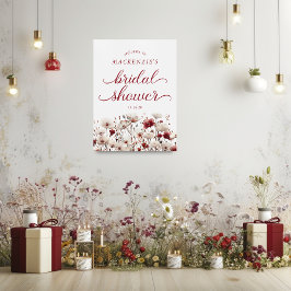 Välkommen till elegant Sommar Wildbloms Möhippa Poster