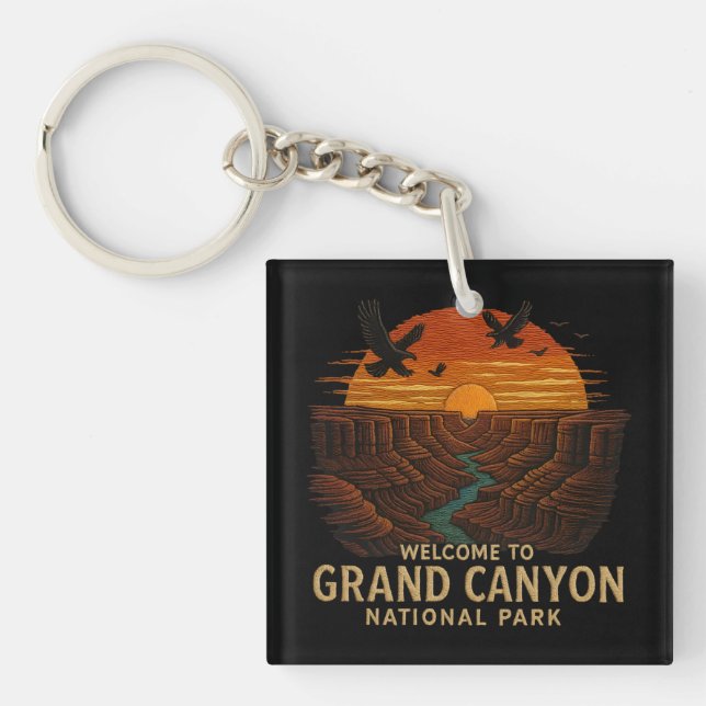 Välkommen till Embroidery Grand Canyon National US (Framsidan)