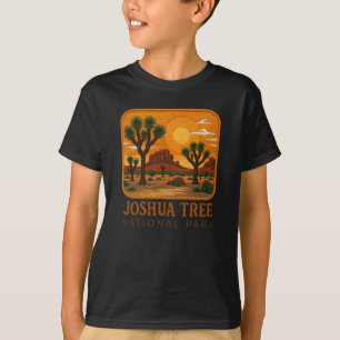 Välkommen till Embroidery Joshua Träd National USA T Shirt