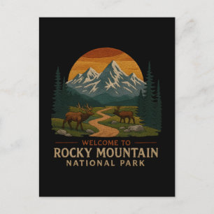Välkommen till Embroidery Rocky Mountain National Helg Vykort