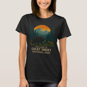 Välkommen till Embroidery Underbar Smoky Mountains T Shirt