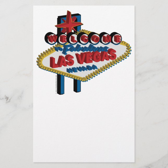 Välkommen till Fabulous Las Vegas Brevpapper (Framsida)