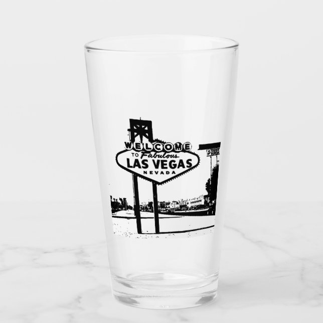Välkommen till Fabulous Las Vegas glas (Framsida)