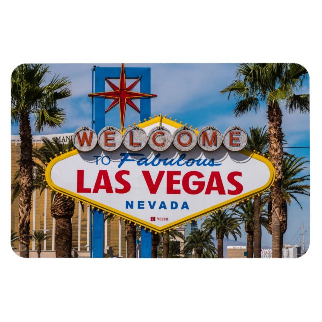 Välkommen till Fabulous Las Vegas, Iconic-tecken Magnet (Horisontell)