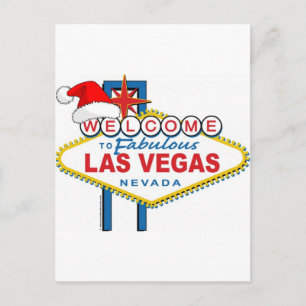 Välkommen till Fabulous Las Vegas jul Helg Vykort