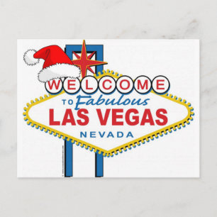 Välkommen till Fabulous Las Vegas-jul Helg Vykort