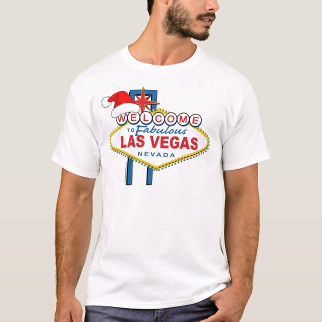 Välkommen till Fabulous Las Vegas-jul T Shirt (Framsida)