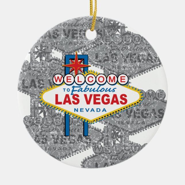 Välkommen till Fabulous Las Vegas Julgransprydnad Keramik (Framsidan)