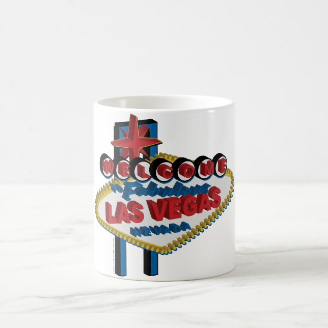 Välkommen till Fabulous Las Vegas Kaffemugg (Center)