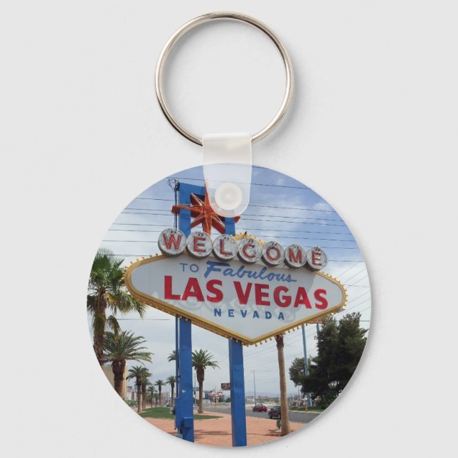 Välkommen till Fabulous Las Vegas Lucky Keychain Nyckelring (Framsida)