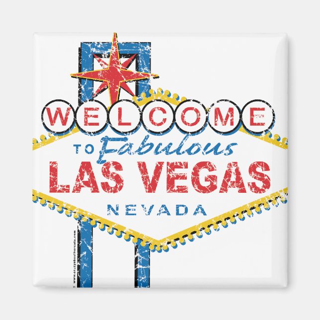 Välkommen till Fabulous Las Vegas Magnet (Framsidan)