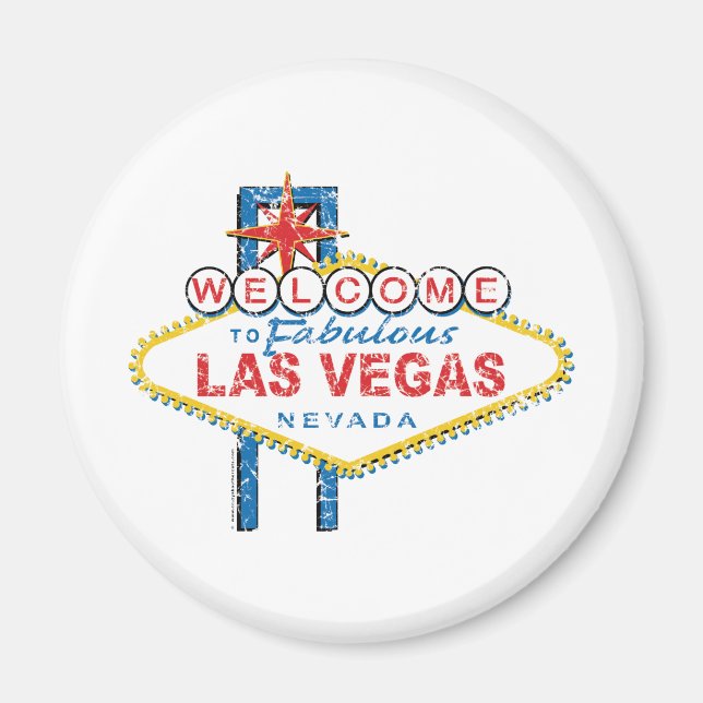 Välkommen till Fabulous Las Vegas Magnet (Framsidan)
