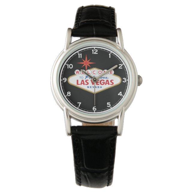 Välkommen till Fabulous Las Vegas, Nevada Armbandsur (Framsida)