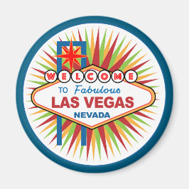 Välkommen till Fabulous Las Vegas Nevada Magnet