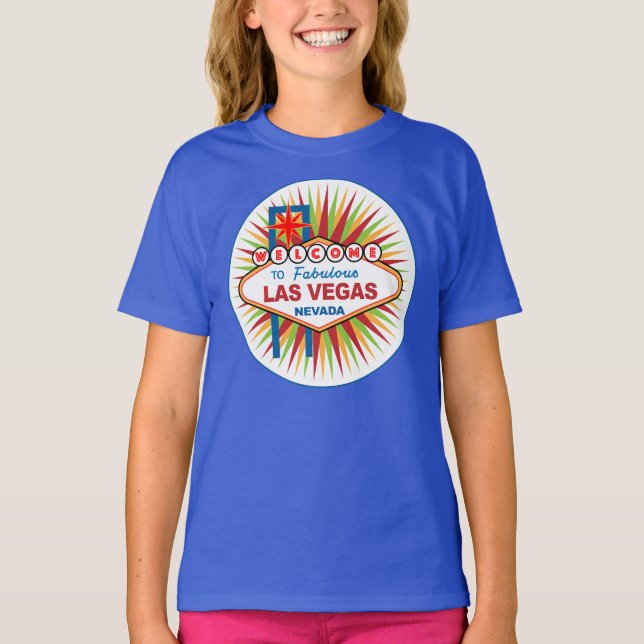 Välkommen till Fabulous Las Vegas Nevada T Shirt (Framsida)