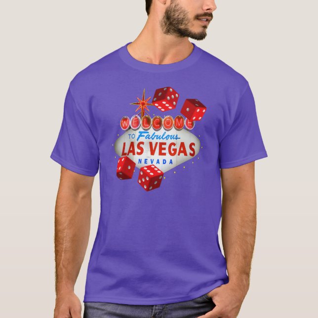 Välkommen till Fabulous Las Vegas Nevada Tee (Framsida)
