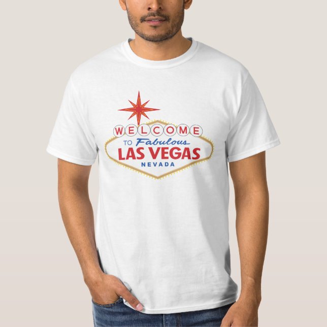 Välkommen till Fabulous Las Vegas, Nevada Tee (Framsida)