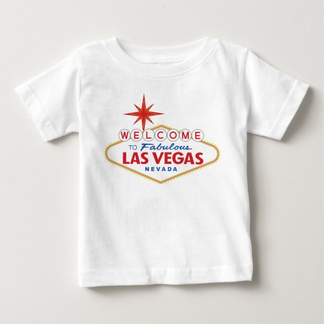 Välkommen till Fabulous Las Vegas, Nevada Tee Shirt (Framsida)