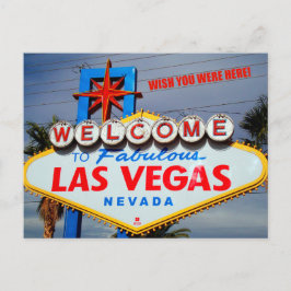 Välkommen till Fabulous Las Vegas Nevada Vykort