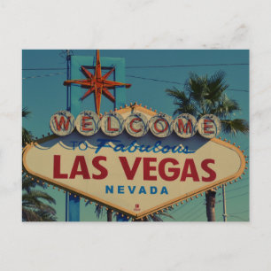 Välkommen till Fabulous Las Vegas Nevada-vykort Vykort