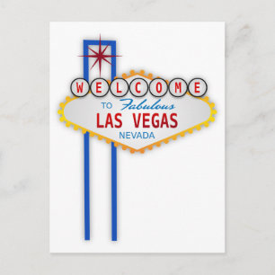 Välkommen till Fabulous Las Vegas Nevada-vykort Vykort
