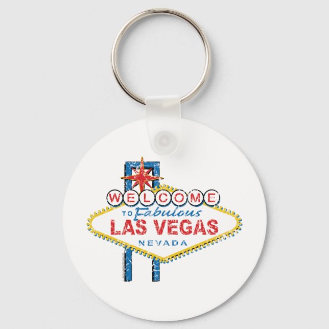 Välkommen till Fabulous Las Vegas Nyckelring (Framsida)