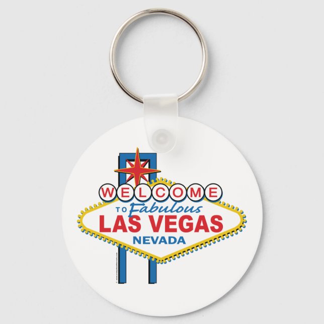 Välkommen till Fabulous Las Vegas Nyckelring (Framsida)
