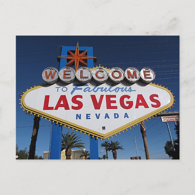 Välkommen till Fabulous Las Vegas Postcard Vykort (Framsida)
