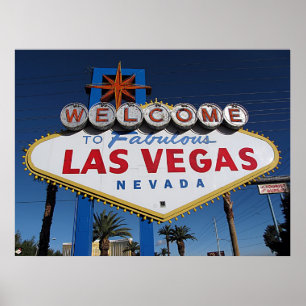Välkommen till Fabulous Las Vegas Poster Skriv ut