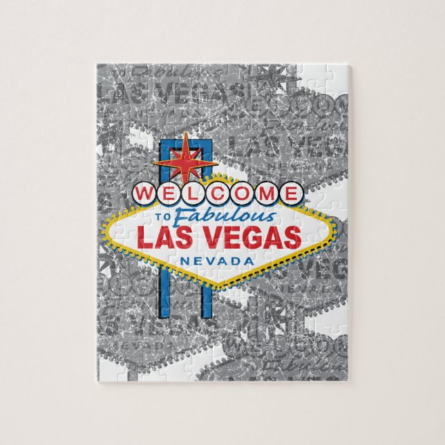 Välkommen till Fabulous Las Vegas Pussel (Vertikal)