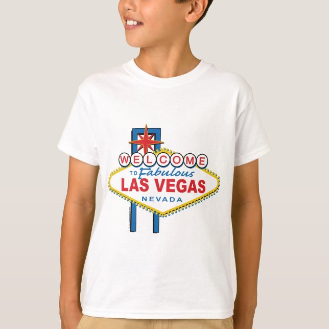 Välkommen till Fabulous Las Vegas Tee (Framsida)