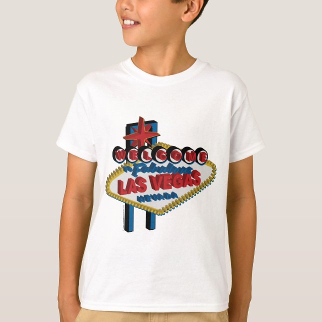 Välkommen till Fabulous Las Vegas Tee (Framsida)