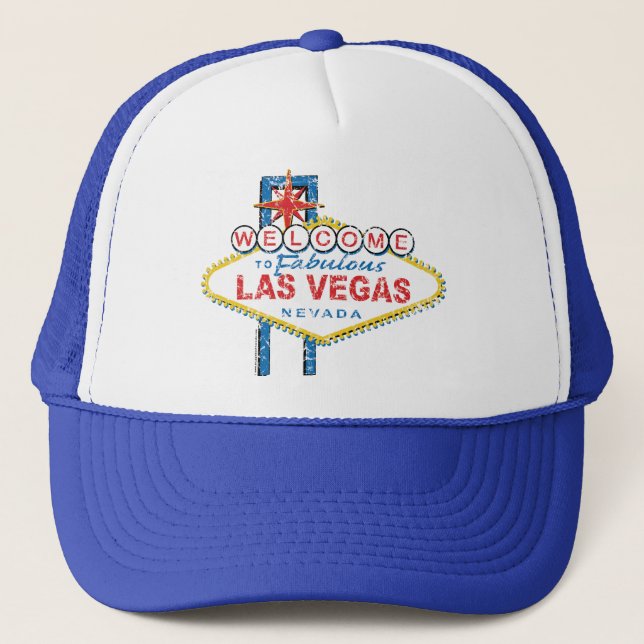 Välkommen till Fabulous Las Vegas Truckerkeps (Framsida)