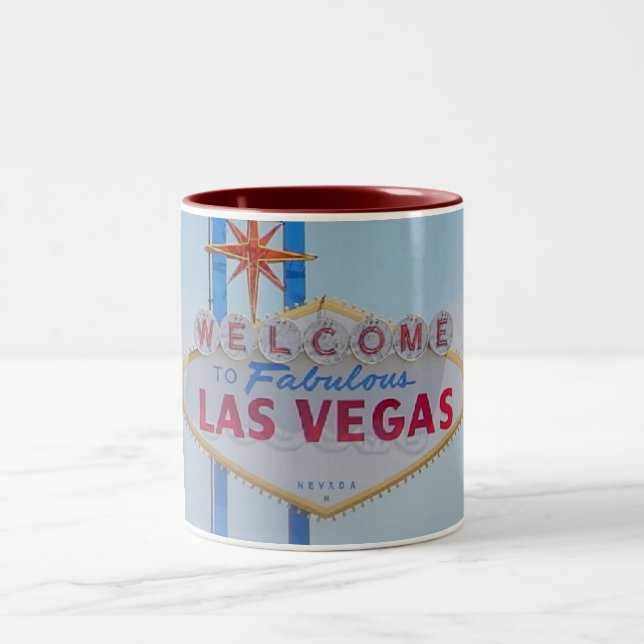 Välkommen till Fabulous Las Vegas Two Tone Mugg (Center)