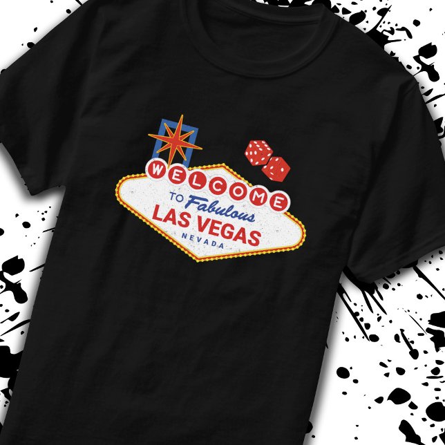 Välkommen till Fabulous Las Vegas - Vegas Resa T Shirt (Skapare uppladdad)