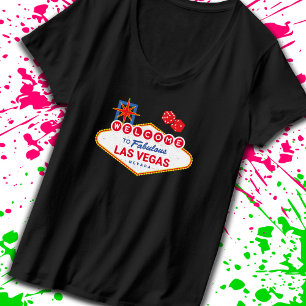 Välkommen till Fabulous Las Vegas - Vegas Resa T Shirt
